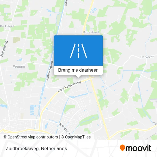 Zuidbroeksweg kaart