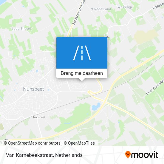 Van Karnebeekstraat kaart