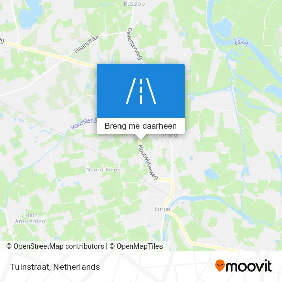 Tuinstraat kaart
