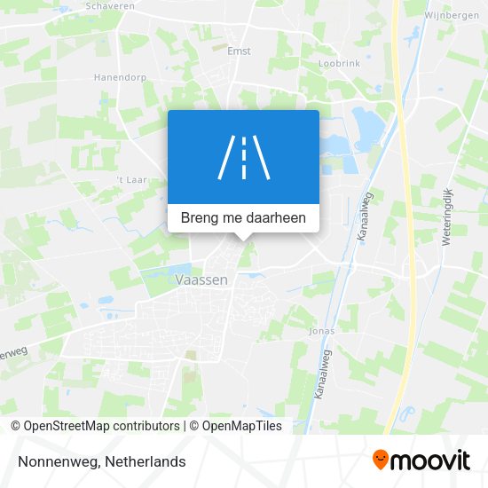 Nonnenweg kaart