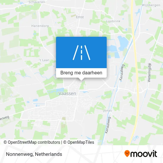 Nonnenweg kaart