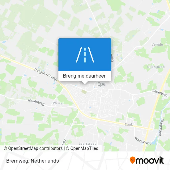 Bremweg kaart