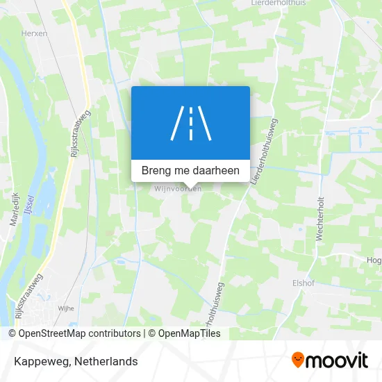 Kappeweg kaart