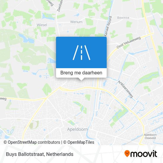 Buys Ballotstraat kaart