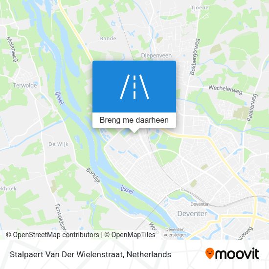 Stalpaert Van Der Wielenstraat kaart