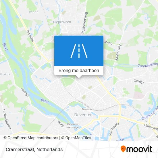 Cramerstraat kaart