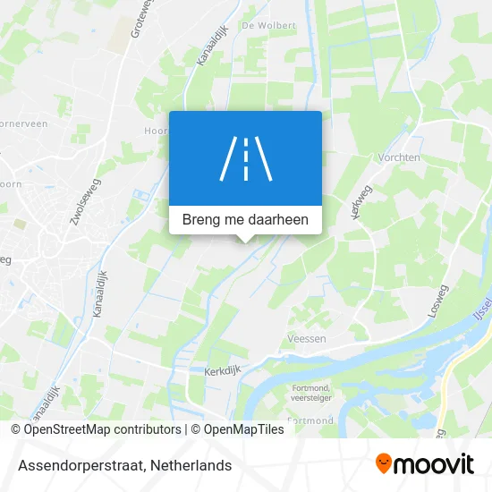 Assendorperstraat kaart