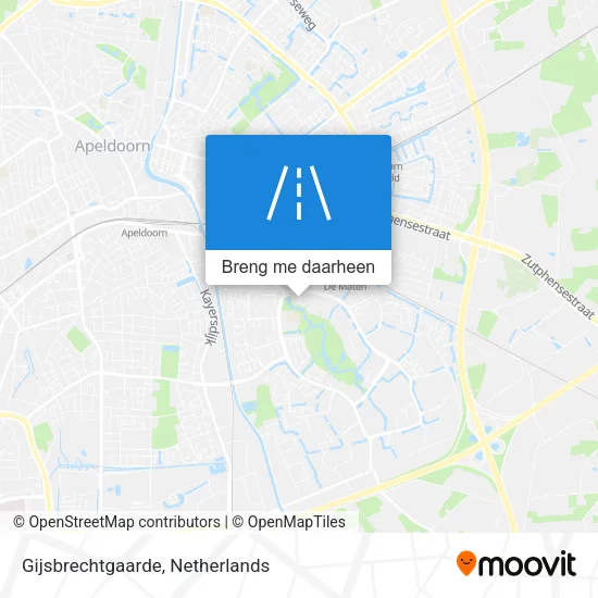 Gijsbrechtgaarde kaart