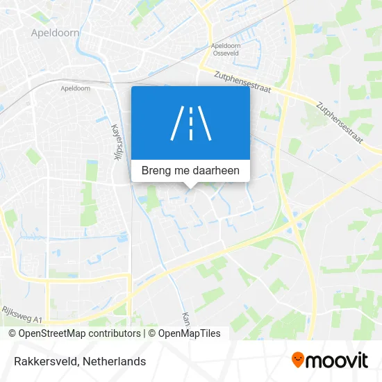 Rakkersveld kaart
