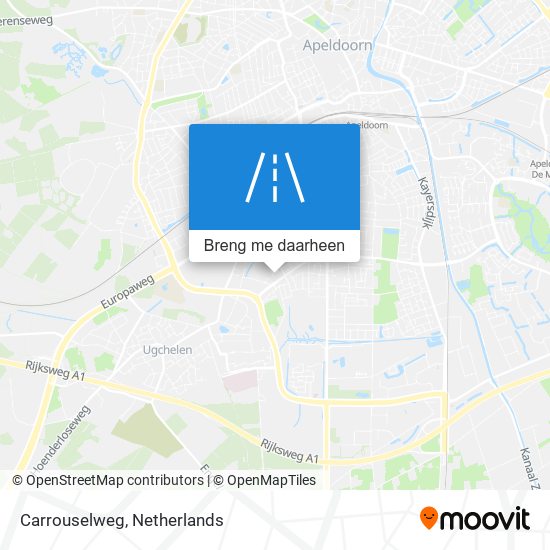 Carrouselweg kaart