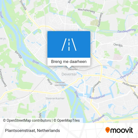 Plantsoenstraat kaart