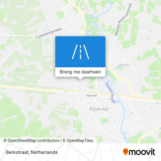 Berkstraat kaart