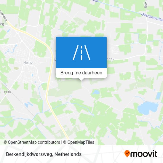 Berkendijkdwarsweg kaart