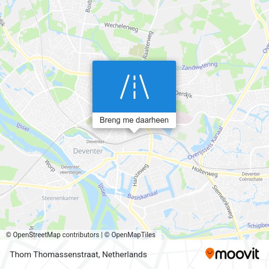 Thom Thomassenstraat kaart