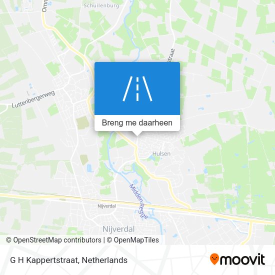 G H Kappertstraat kaart
