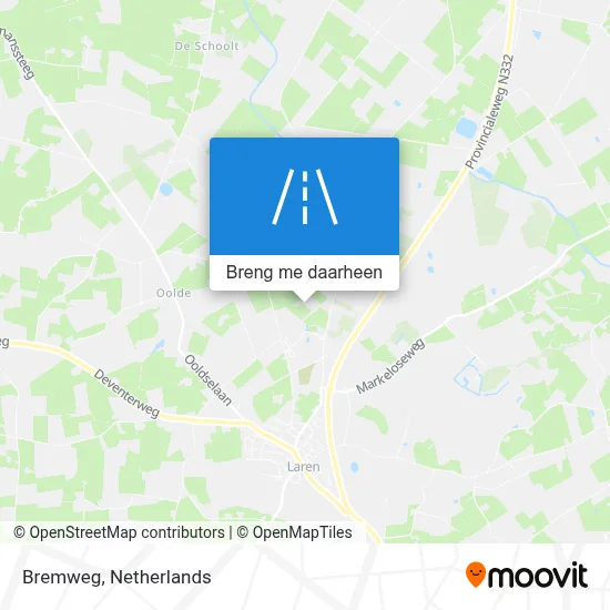 Bremweg kaart
