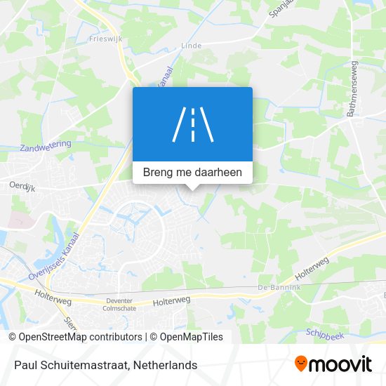 Paul Schuitemastraat kaart