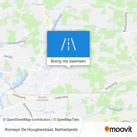 Romeyn De Hooghestraat kaart