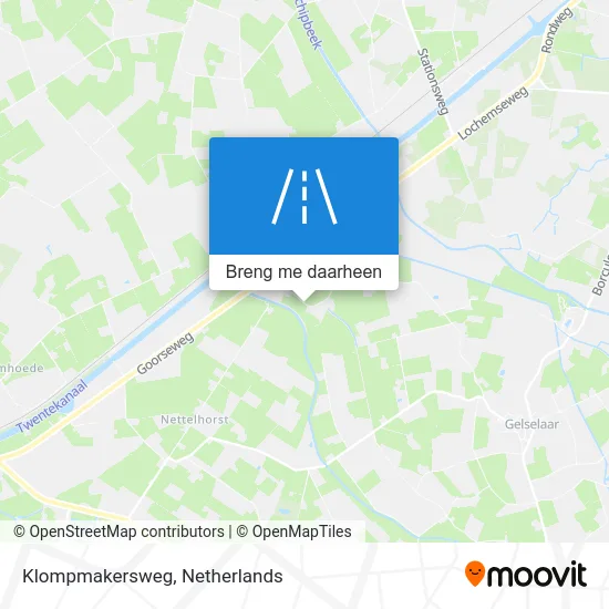 Klompmakersweg kaart