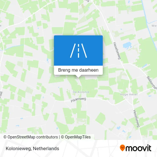 Kolonieweg kaart
