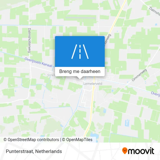 Punterstraat kaart