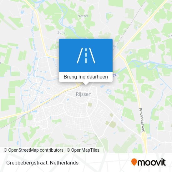 Grebbebergstraat kaart