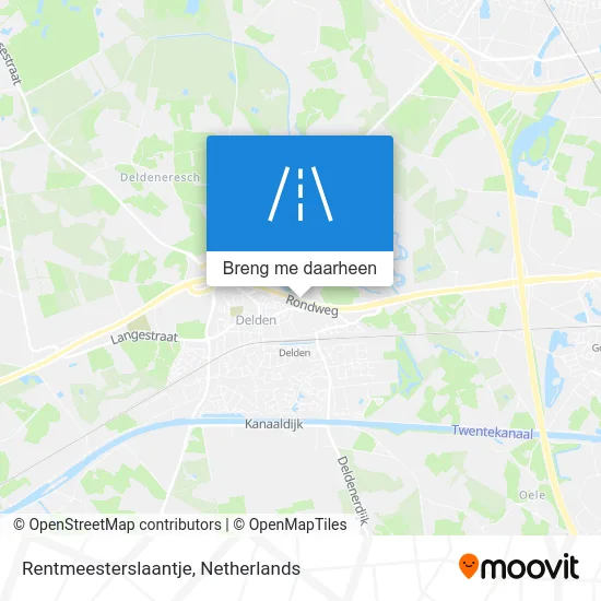 Rentmeesterslaantje kaart