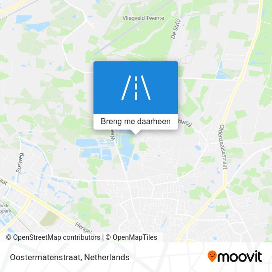 Oostermatenstraat kaart