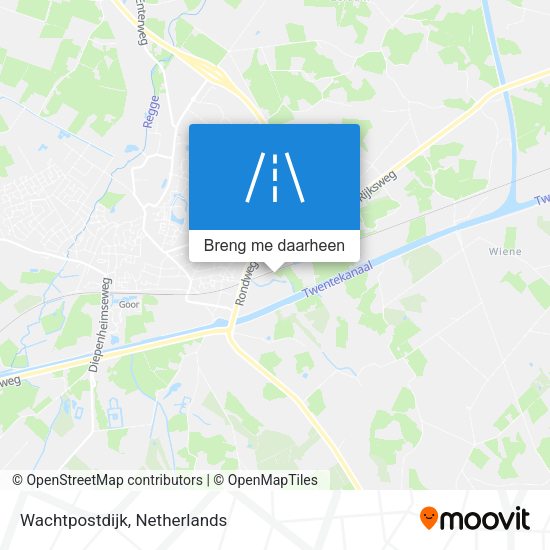 Wachtpostdijk kaart