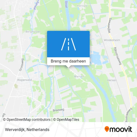 Werverdijk kaart