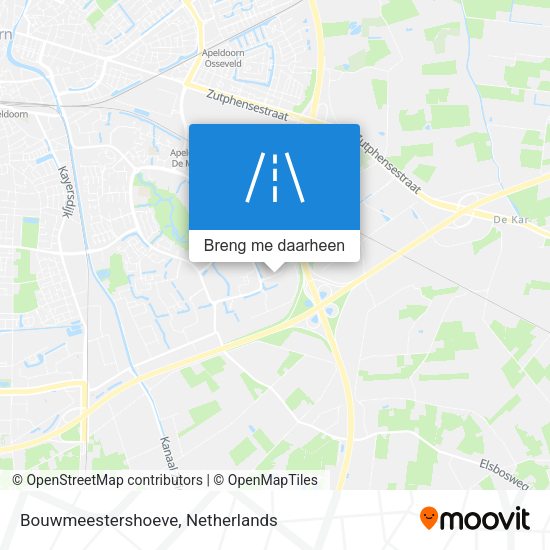 Bouwmeestershoeve kaart