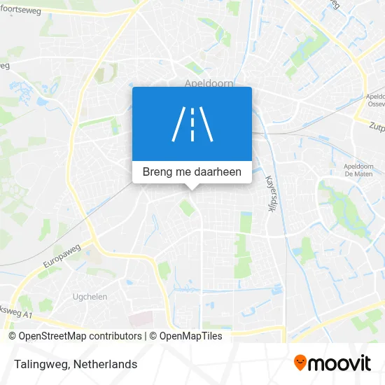Talingweg kaart
