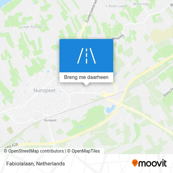 Fabiolalaan kaart