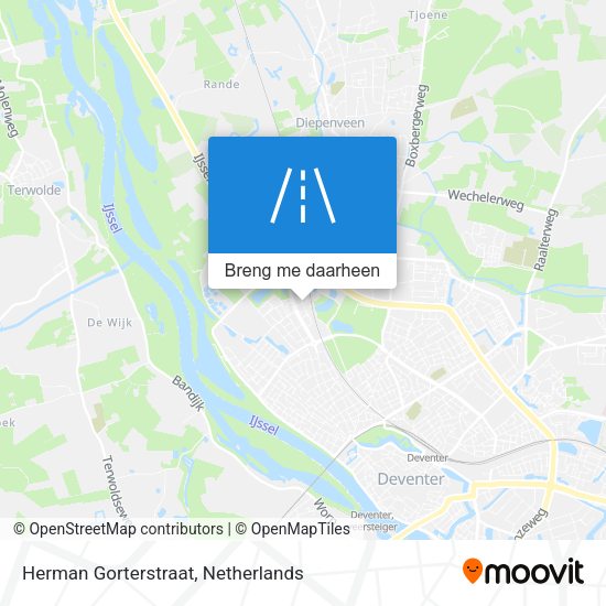Herman Gorterstraat kaart