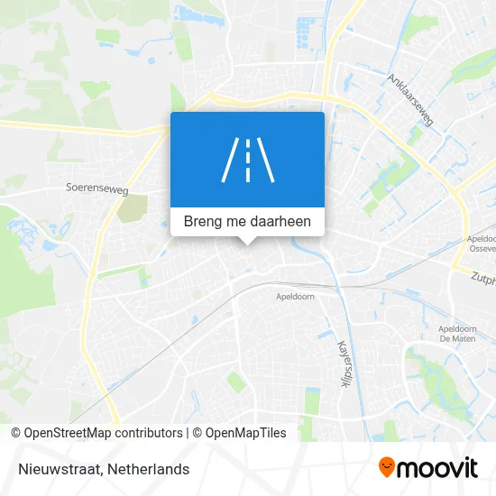 Nieuwstraat kaart