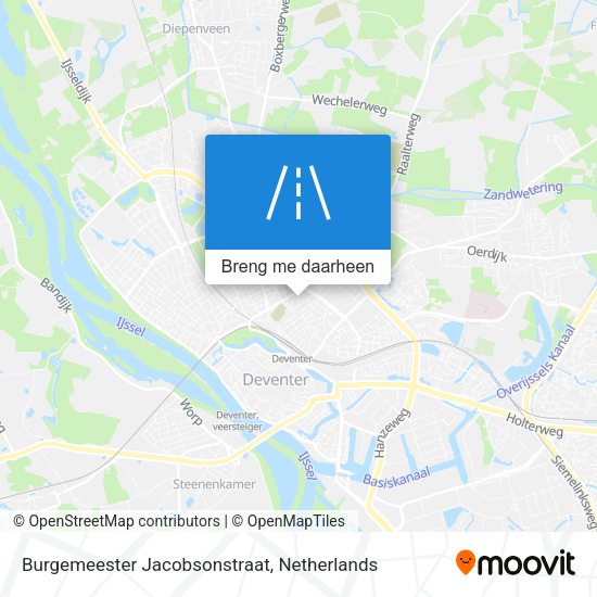Burgemeester Jacobsonstraat kaart