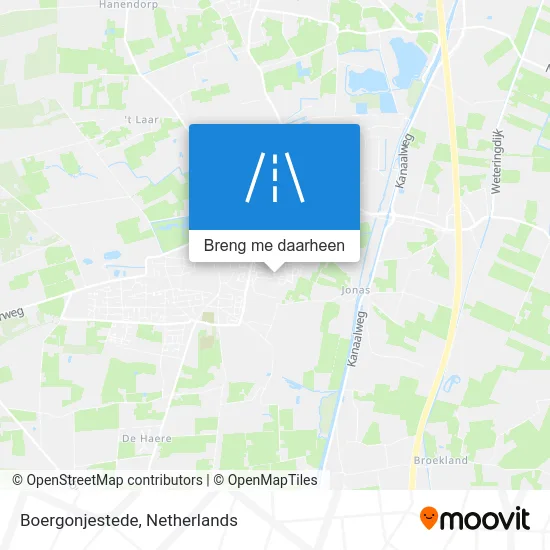 Boergonjestede kaart