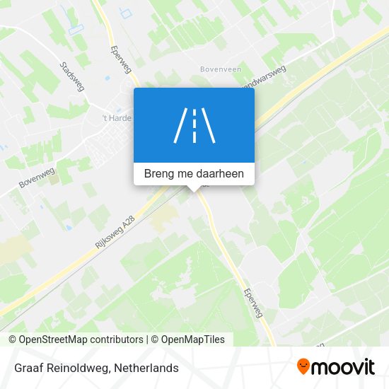 Graaf Reinoldweg kaart