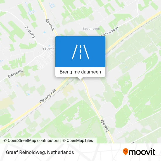 Graaf Reinoldweg kaart