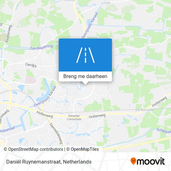 Daniël Ruynemanstraat kaart