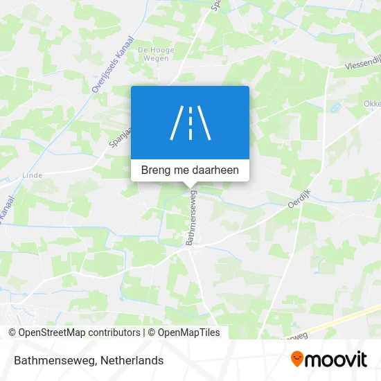 Bathmenseweg kaart