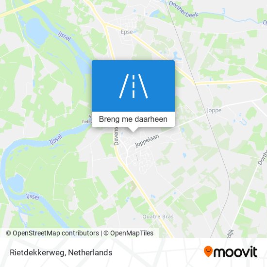 Rietdekkerweg kaart