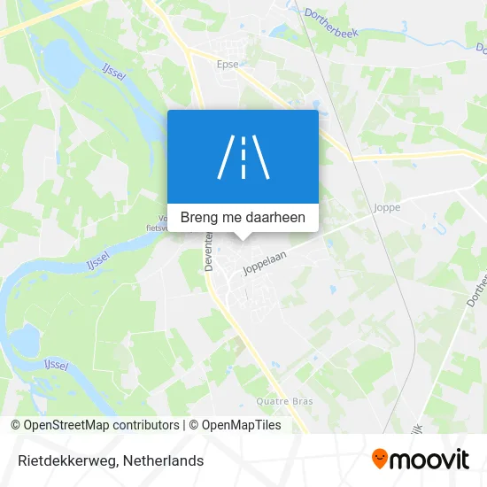 Rietdekkerweg kaart