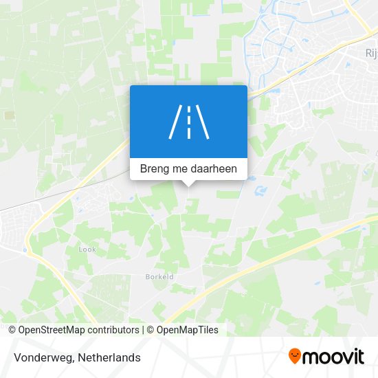 Vonderweg kaart