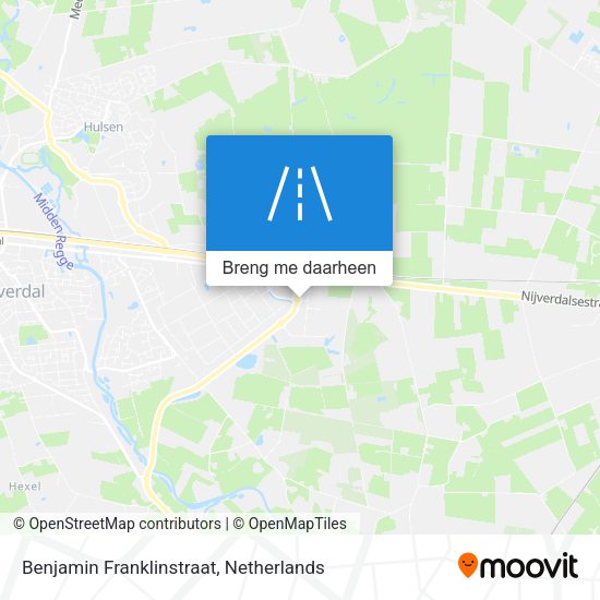 Benjamin Franklinstraat kaart