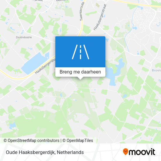 Oude Haaksbergerdijk kaart