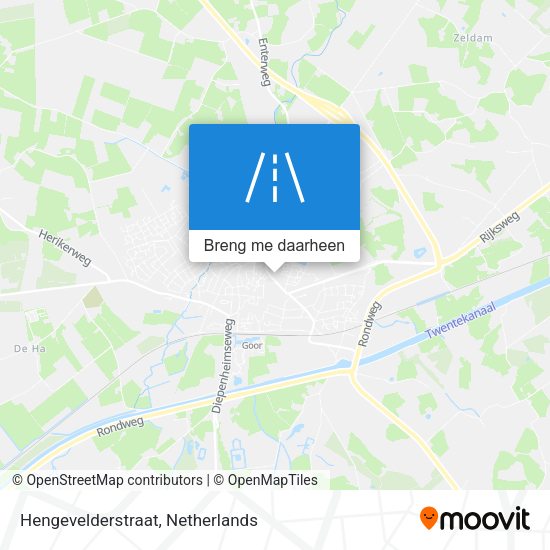 Hengevelderstraat kaart