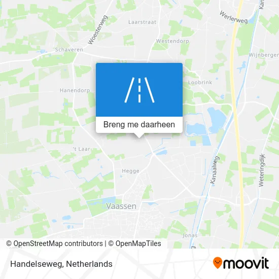 Handelseweg kaart