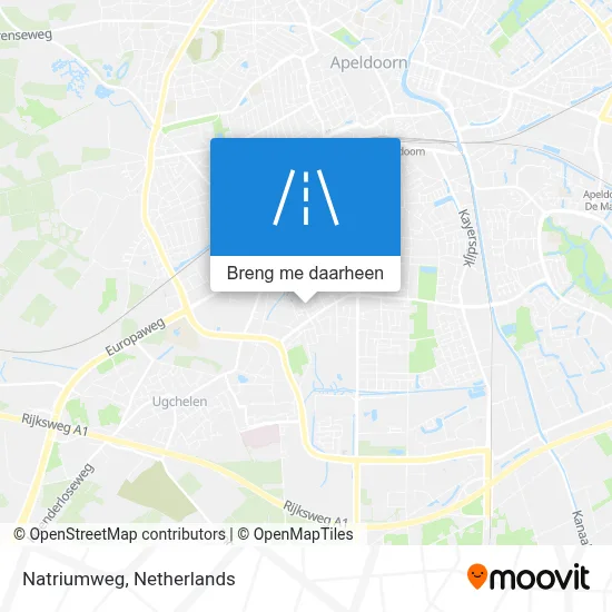 Natriumweg kaart