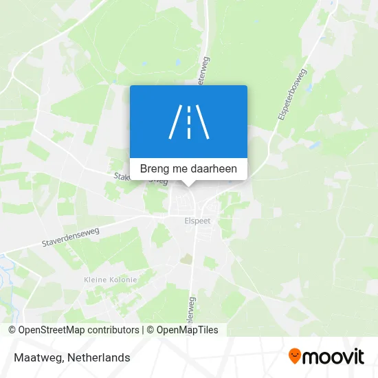 Maatweg kaart